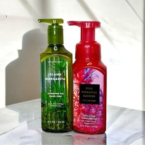Bath & Body Works Summer Hand Sets Pink Pineapple Surprise Island Margarita NWT